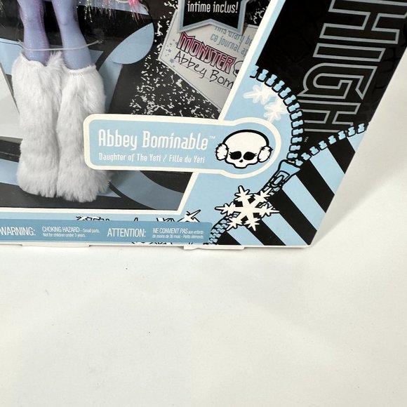 Monster High Abbey Bominable Daughter of the Yeti First Wave Rare - Picture 4 of 11
